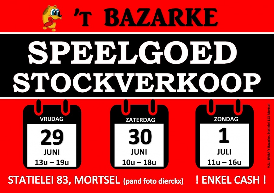 't Bazarke -- Stockverkoop in Mortsel