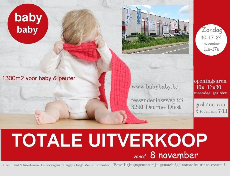 mannetje Banyan wit Totale Uitverkoop BabyBaby -- Stockverkoop in Deurne-Diest
