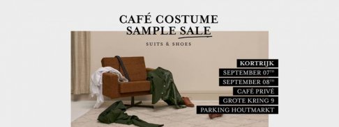 Café Costume Sample Sale Kortrijk