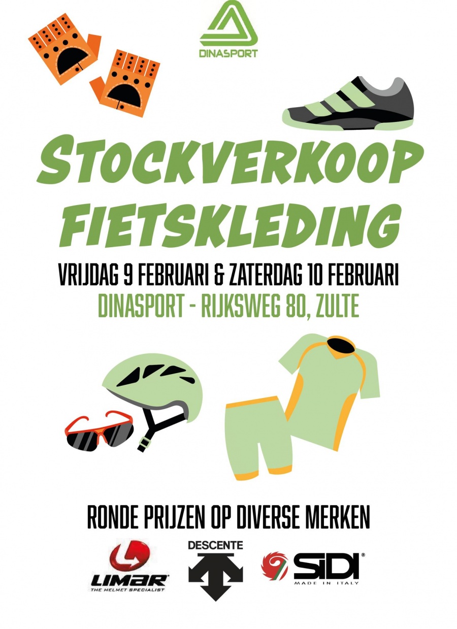 Fietskleding stockverkoop (Veel voor de fiets)