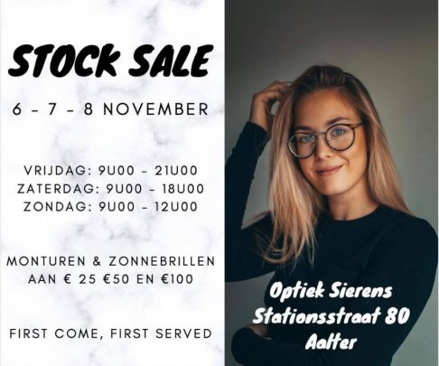 GEStocksale Optiek Sierens