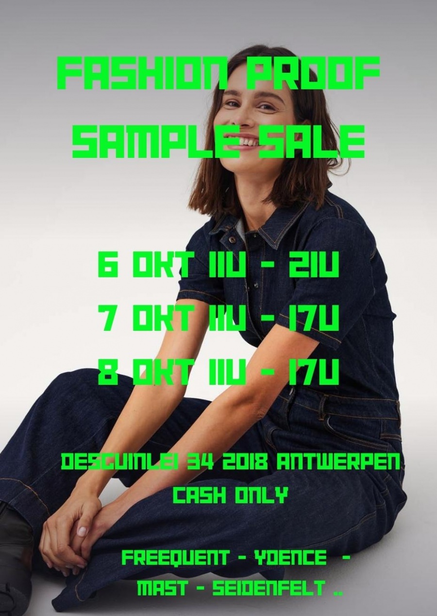 Fashion Proof sample sale