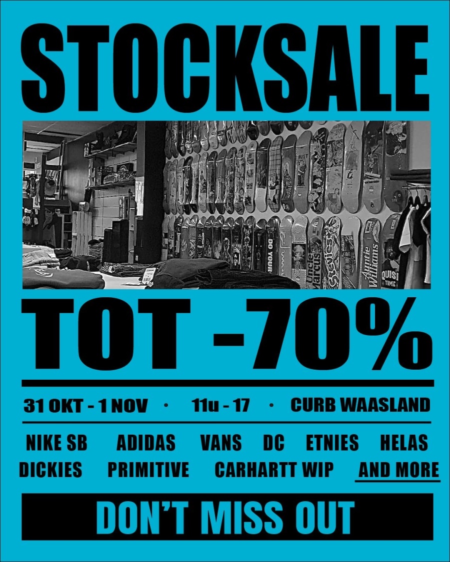 Stock Sales Skateshop Sint-Niklaas