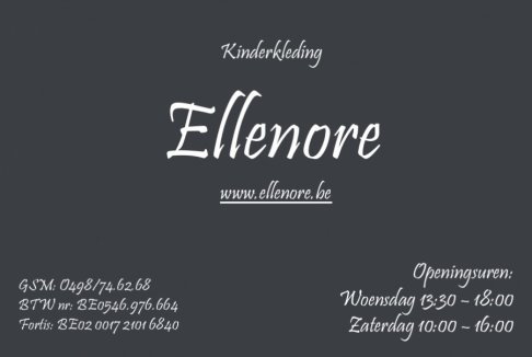 Stuntverkoop kinderkleding Ellenore