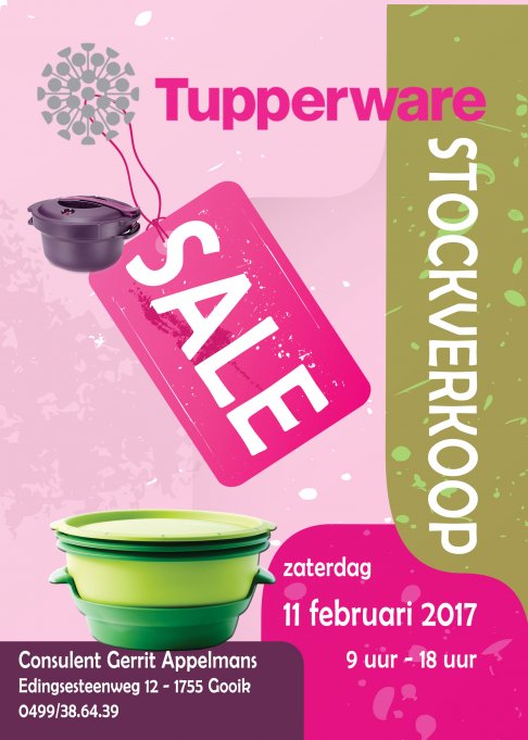 Tupperware stockverkoop