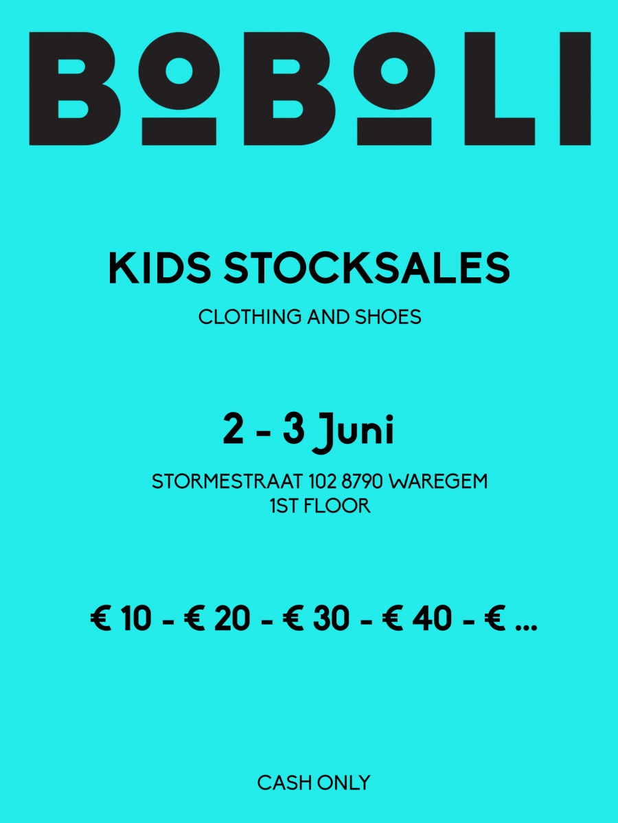 Kids stockverkoop Boboli Waregem