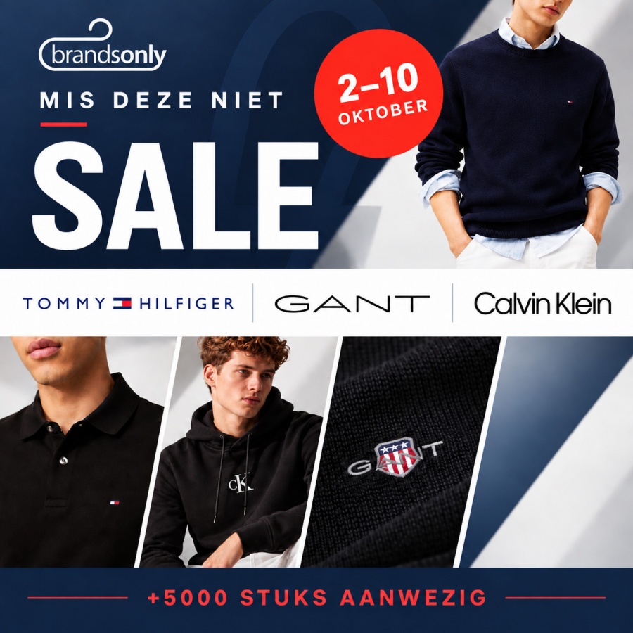 Tommy Hilfiger, Calvin Klein en Gant verkoop  