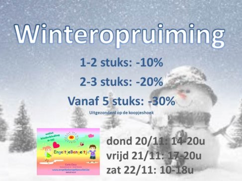 Wintersale EngeltjeBengeltje outlet