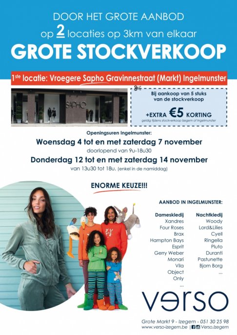 GEANNULEERD -- Verso Stockverkoop op 2 locaties - 2