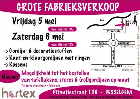 Grote fabrieksverkoop Hartex