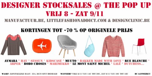 Designer Stocksales @ the Popup