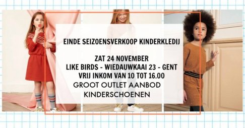 Stockverkoop & einde seizoensverkoop kinderkledij (Gent)