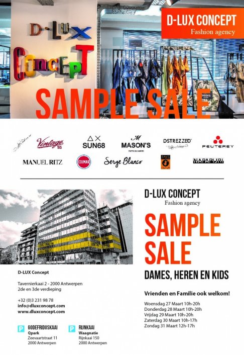 Sample sale D-Lux Concept