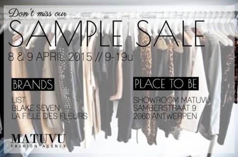 Big sample sale - Collectieverkoop - Fashionbrands 