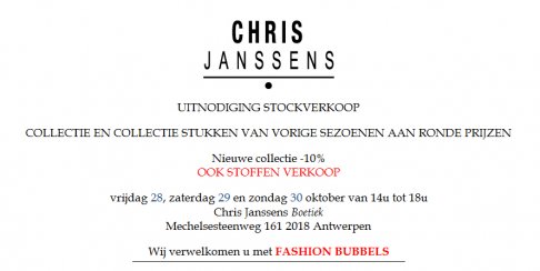 Stockverkoop Chris Janssens