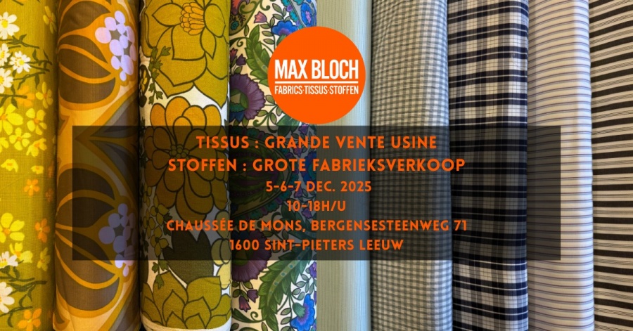 Max Bloch fabrieksverkoop stoffen