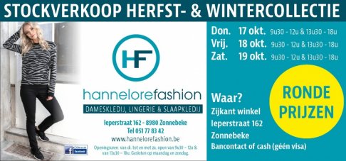 Stockverkoop Hannelore Fashion