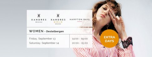 EXTRA DAYS stockverkoop XANDRES