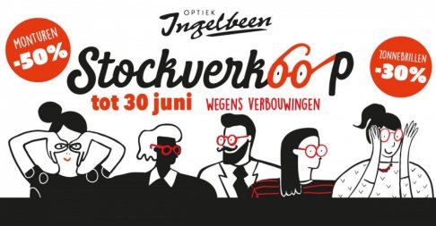 Stockverkoop wegens verbouwing