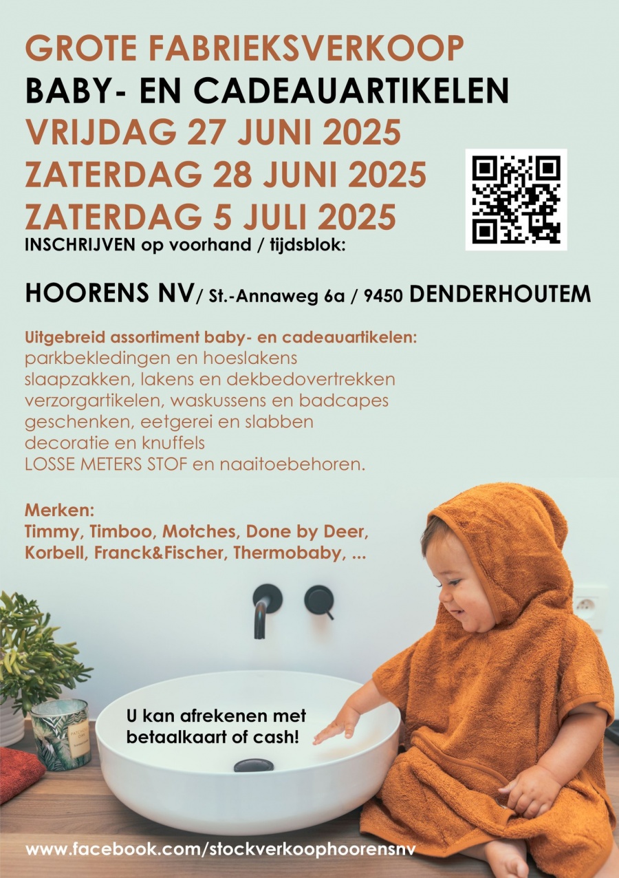 Hoorens NV fabrieksverkoop baby- en cadeauartikelen