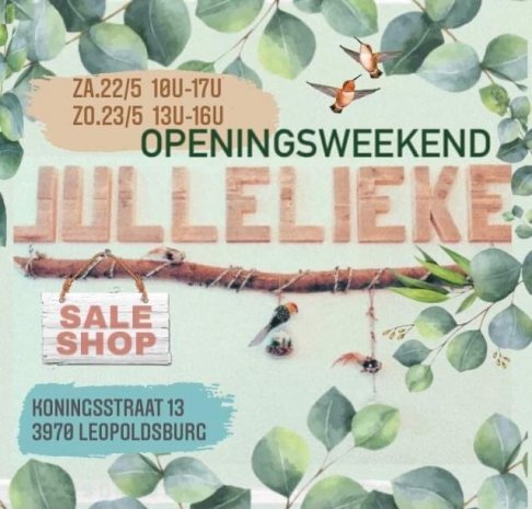 Jullelieke openingsweekend