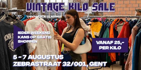 Vintage kilo sale Gent