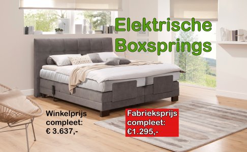 BOXSPRINGLEEGVERKOOP op afspraak