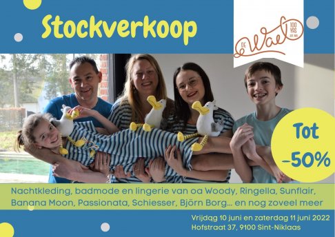 Stockverkoop De Wael Lingerie & Nachtmode