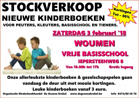 Stockverkoop kinder- & vrijetijdsboeken