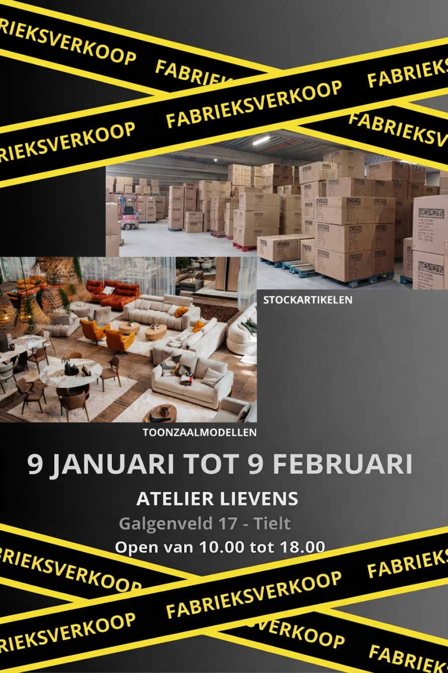 Fabrieksverkoop Meubelatelier Lievens