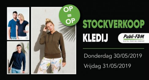 Stockverkoop kleding Publi-FDM