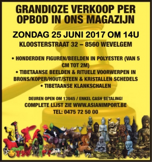 Grandioze verkoop per opbod 