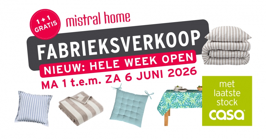 Mistral Home fabrieksverkoop