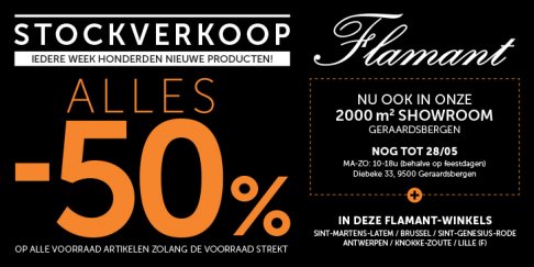 Stockverkoop Flamant