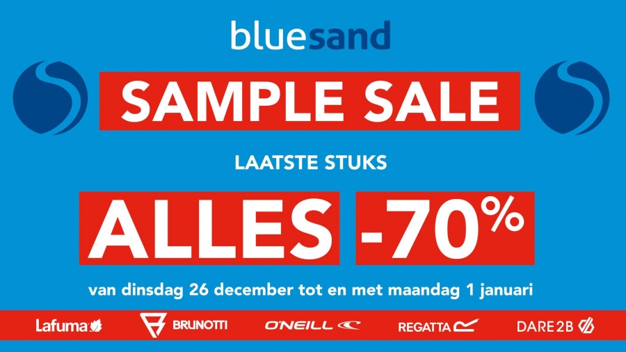 Bluesand sample sale
