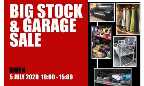 Stock en garage sale meubelverhuurbedrijf