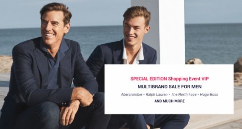 Multimerken verkoop mannenkledij