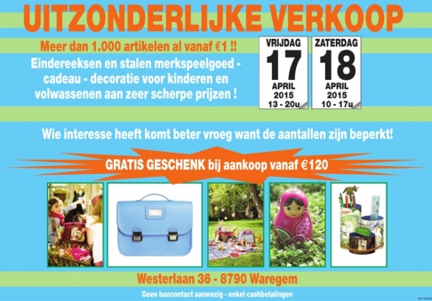 Uitzonderlijke verkoop merkspeelgoed - decoratie - schoolartikelen