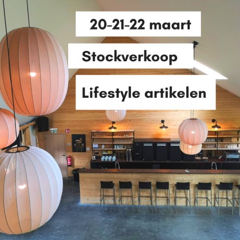 GEANNULEERD -- Grote stockverkoop Lifestyle en Interieurartikelen