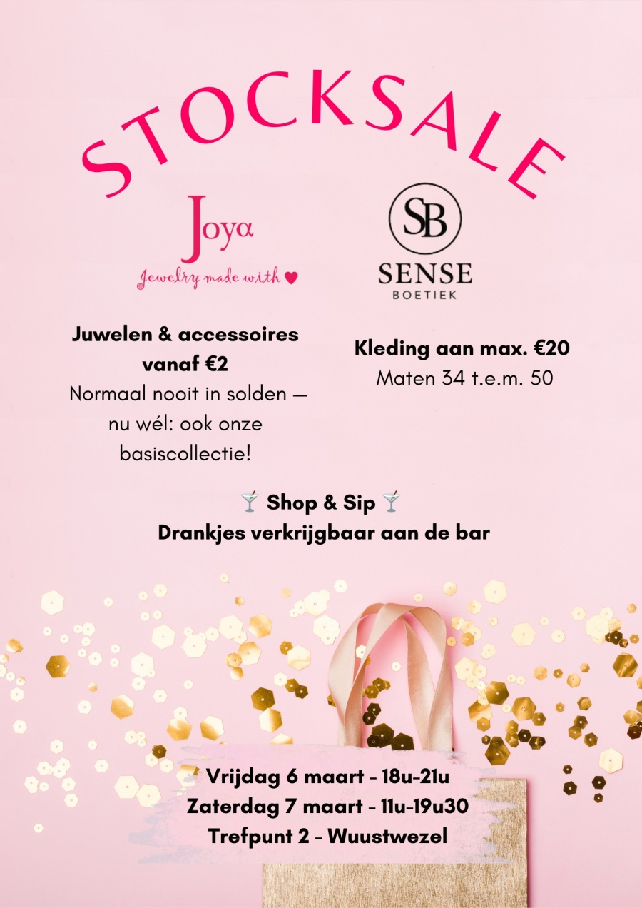 Stocksale Joya & Sense Boetiek