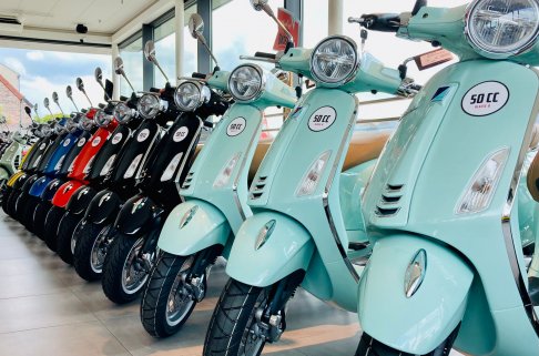 Stockverkoop Vespa