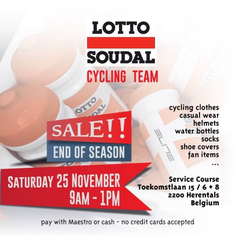 Stockverkoop Lotto Soudal 