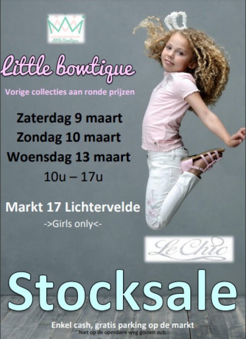 Stockverkoop Le Chic by Little Bowtique