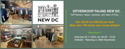 New DC faling stockverkoop