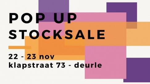 Pop up stocksale Par-Terre en KATE & JULES