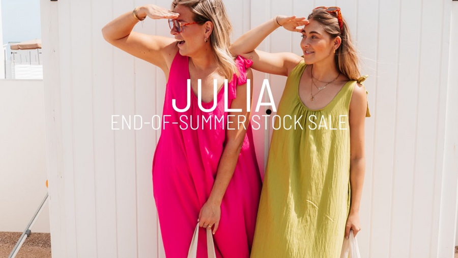 Julia end-of-summer stocksale