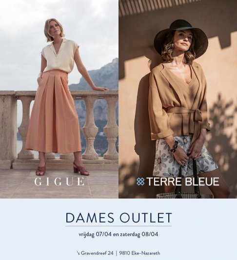 Outletverkoop Terre Bleue Dames + Gigue: