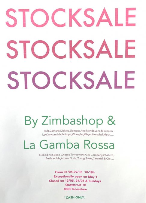 Stocksale Zimbashop & La Gamba Rossa