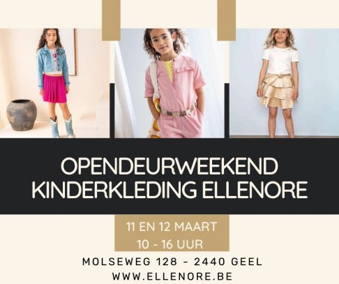 Opendeurweekend Kinderkleding Ellenore