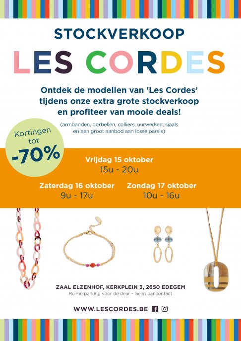 Stockverkoop Les Cordes (fantasiejuwelen)